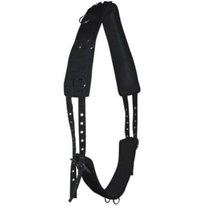 Pas do lonżowania York czarny roz. M