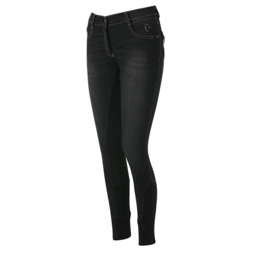 Equitheme- bryczesy Texas czarny jeans
