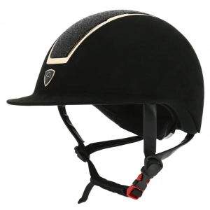 Equitheme- kask Equit Glliter rose gold/black