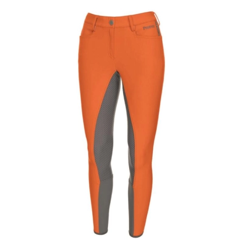 PIKEUR- bryczesy CHARLINE GRIP pomarańczowe