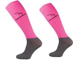Comodo- podkolanówki mikrofibre neon pink