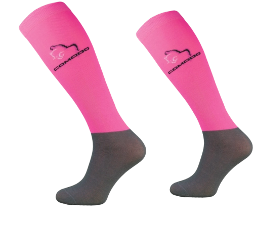 Comodo- podkolanówki mikrofibre neon pink