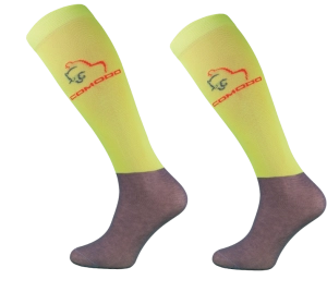 Comodo- podkolanówki mikrofibre neon yellow