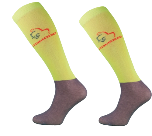 Comodo- podkolanówki mikrofibre neon yellow