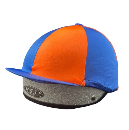 Capz Lycra Cover czapeczka na kask orange- blue