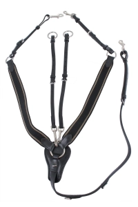 Horka - napierśnik 3 pkt black/silver