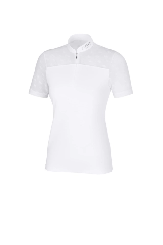Pikeur- koszulka konkursowa lato 2024 Zip Shirt biała