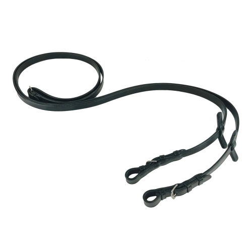 Wodze York skórzane czarne