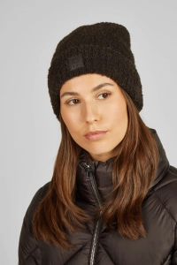 Czapka bouclé Eskadron Heritage 2025/2026 Black Truffle z polarową podszewką