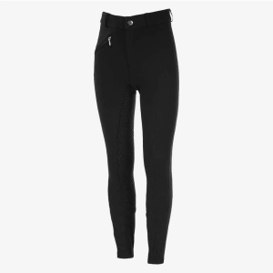 Horze- bryczesy junior Active Silicon Grip czarne