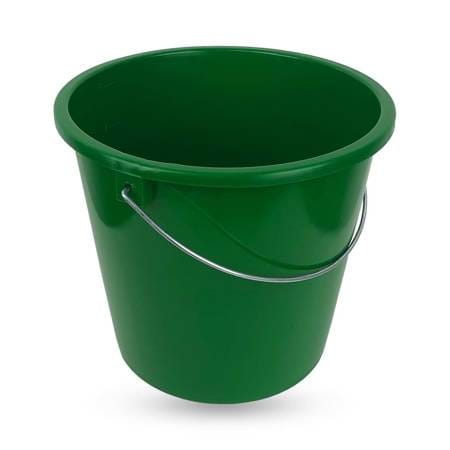Wiadro plastikowe zielone 5 l