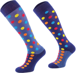 COMODO- podkolanówki MULTICOLOUR DOTS