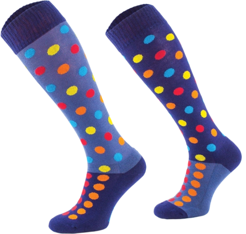 COMODO- podkolanówki MULTICOLOUR DOTS